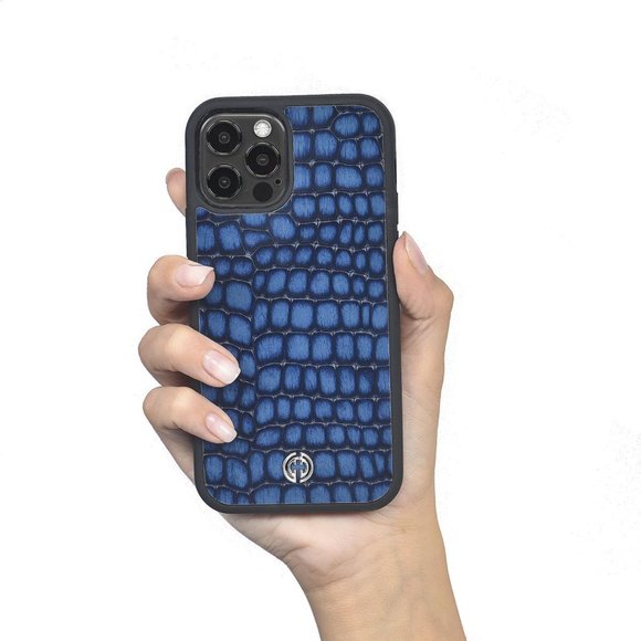 Leather iPhone 13, 13 Pro Max Custom Genuine Italian Leather Phone Case - Picture 5 of 14